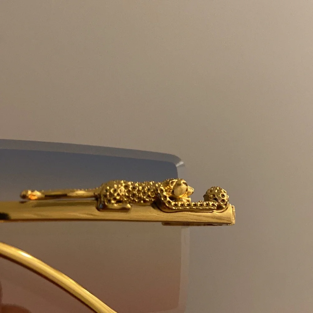 Rectangular frame sunglasses - Picture 4 of 5